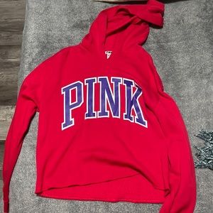 VS PINK cropped hoodie